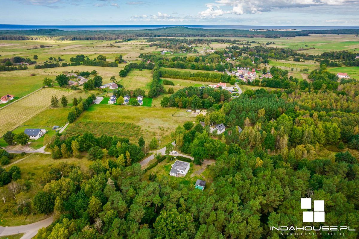 Duża działka przy lesie, dom nad morzem, gotowiec  (27)