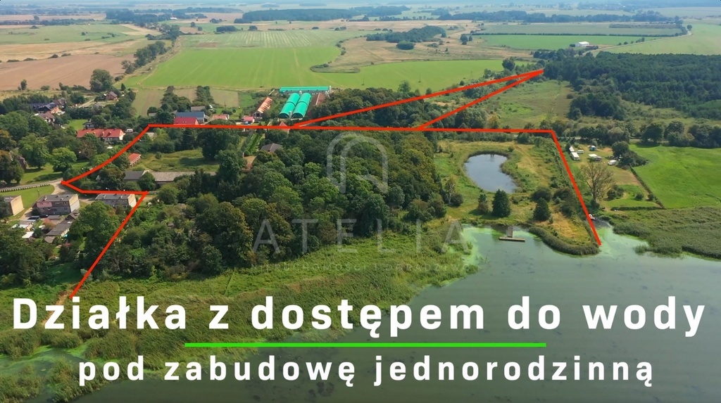 Działka z linią brzegową pod zabudowę z WZ (1)