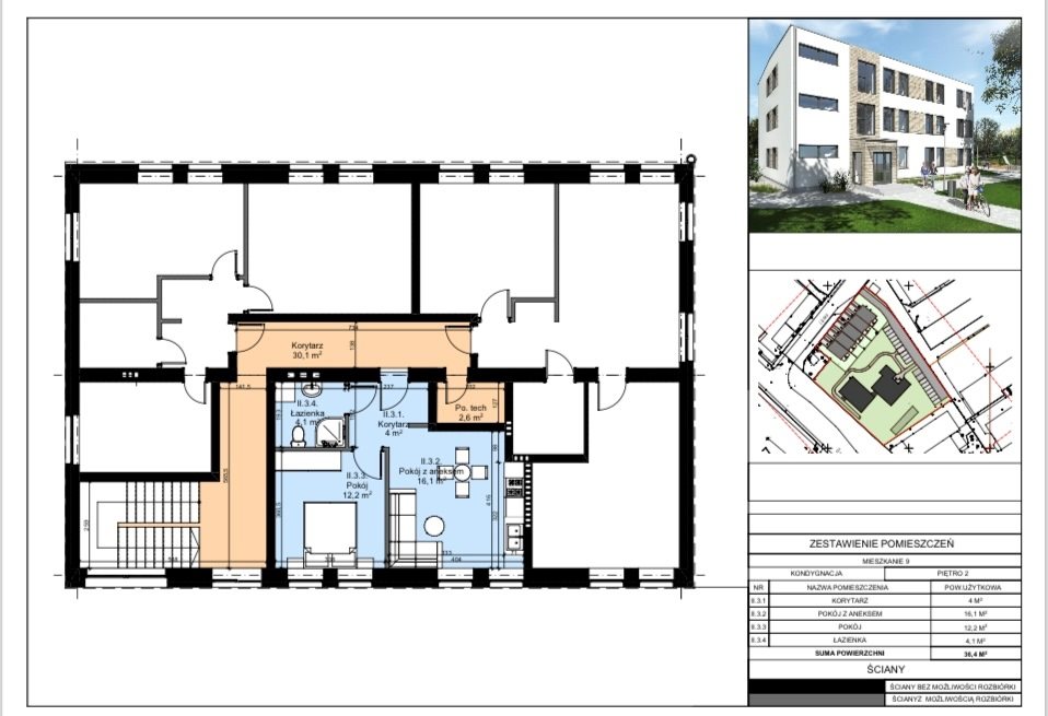 Mieszkanie, 36 m2, Lipiany  (1)