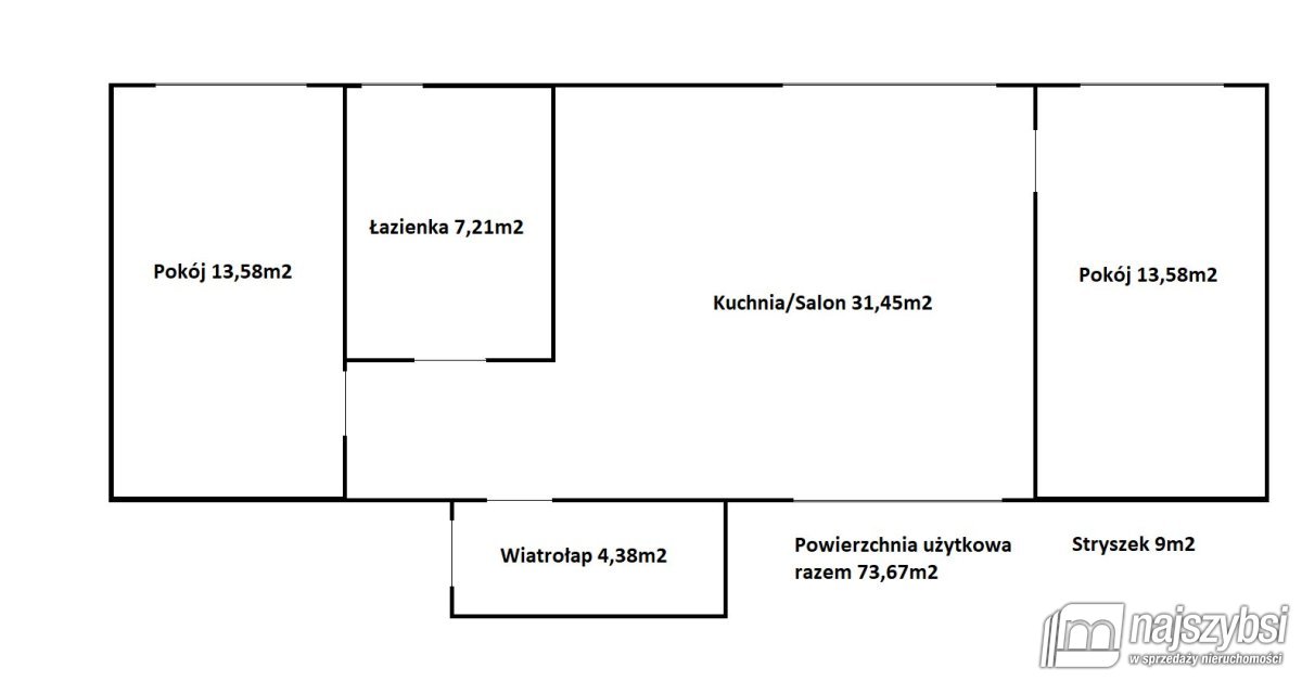 Maszewo- Dom wolnostojący 73m2- Stan deweloperski (3)