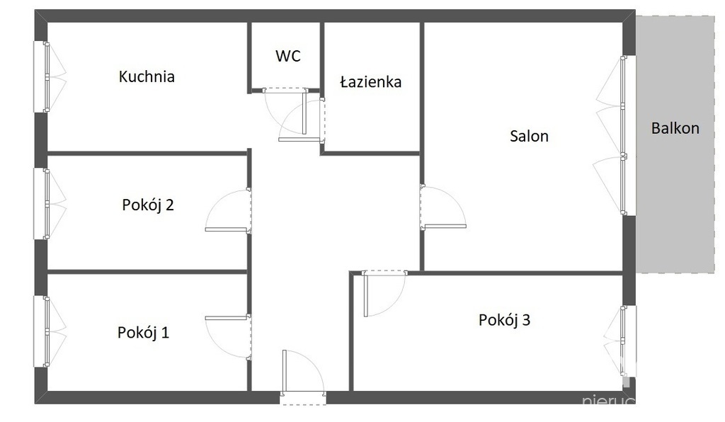 Os. Arkońskie, 4 pokoje, balkon, zielona okolica (6)