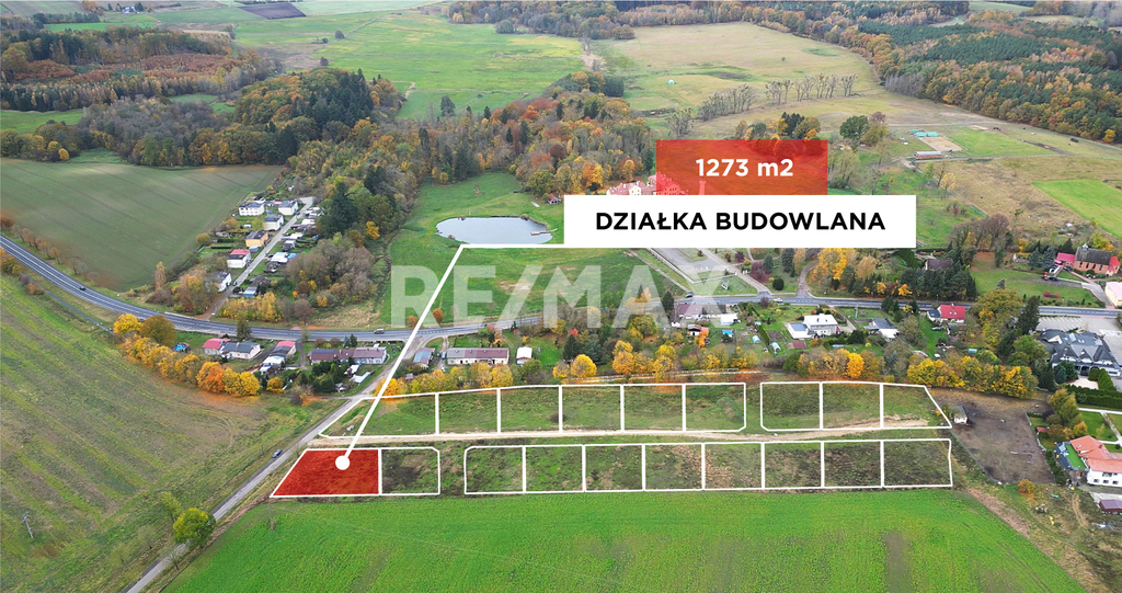 Działka budowlana w Rymaniu 40km od Kołobrzegu (1)