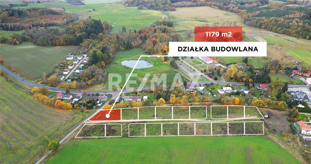 Działka budowlana w Rymaniu 40km od Kołobrzegu (1)