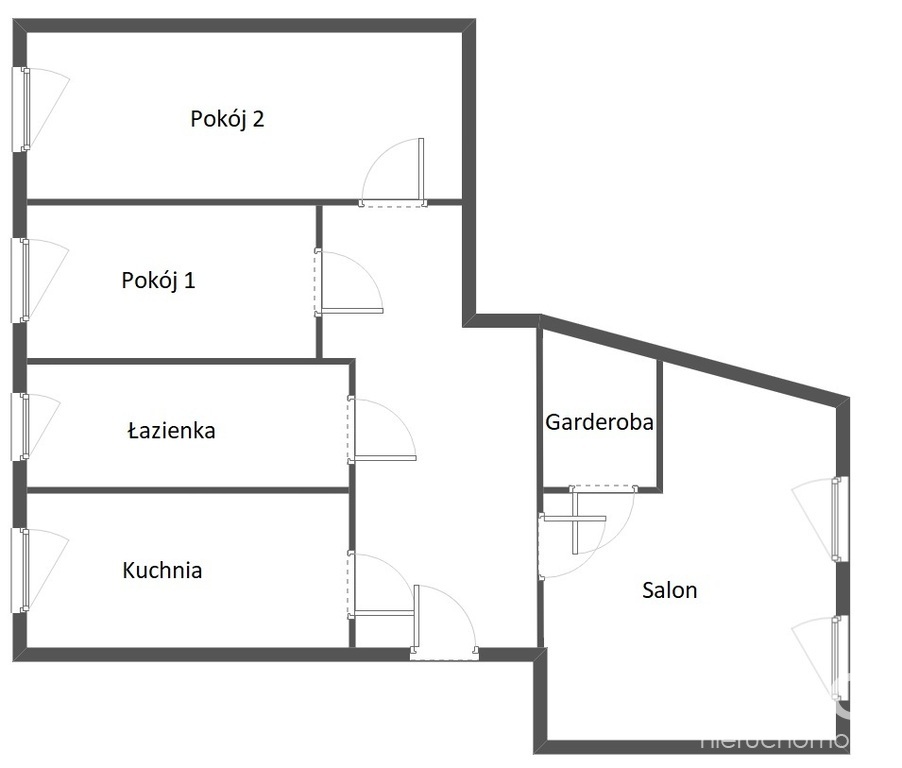 3 pokoje po kapitalnym remoncie Niebuszewo (10)