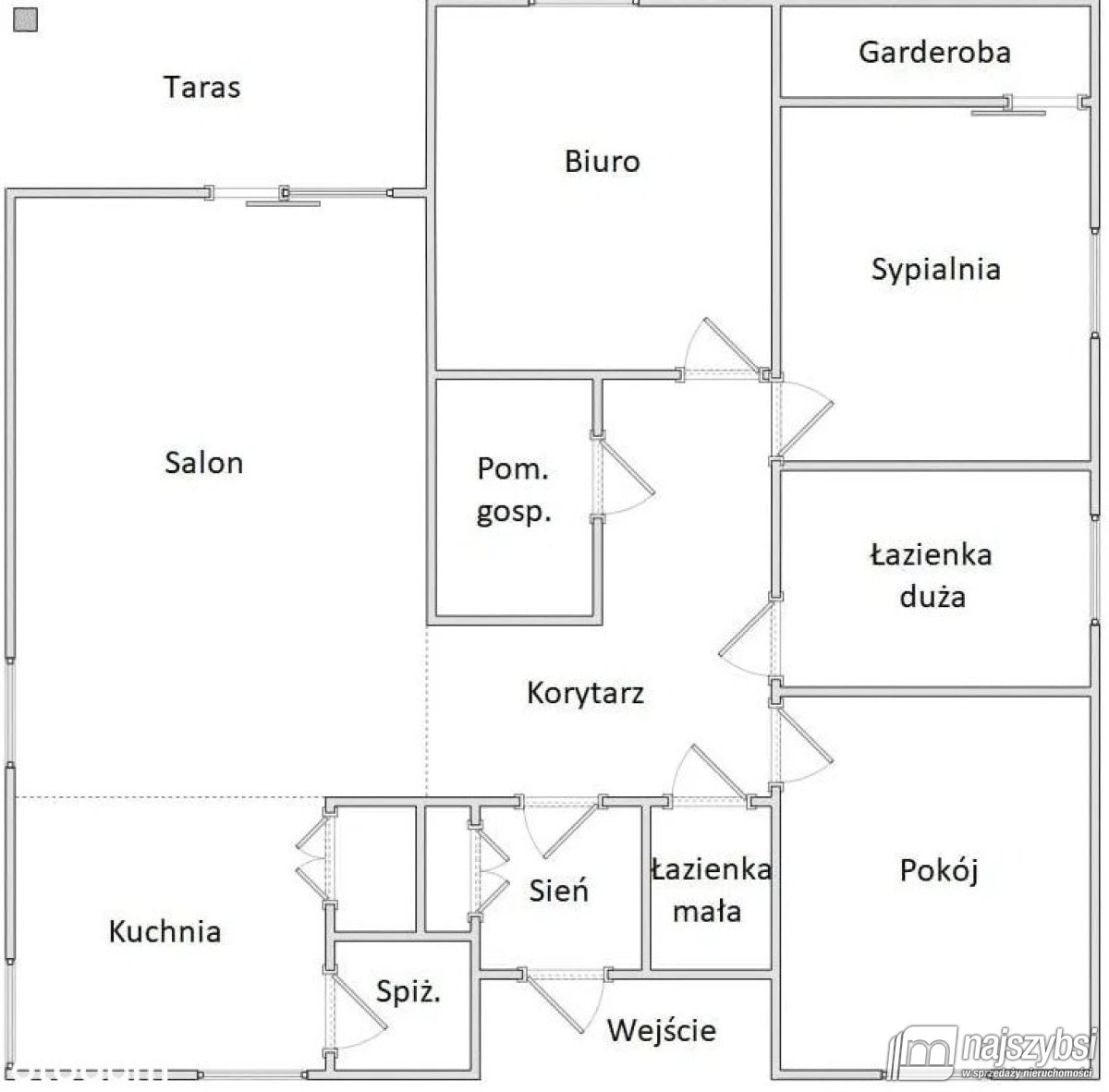 Charzyno - piękny dom parterowy z 2019 roku (11)