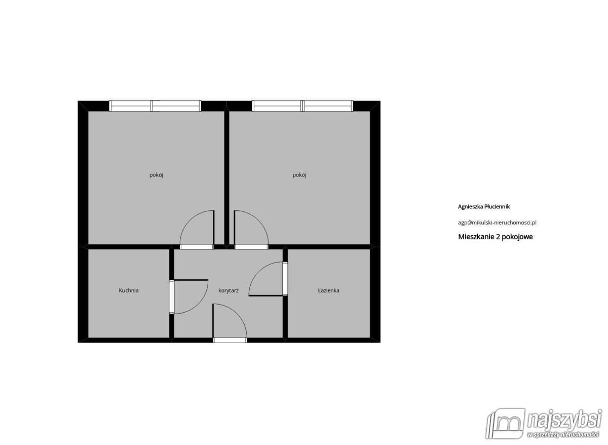 Szczecin- 2 pokojowe 36,20 m2 . Niebuszewo (16)