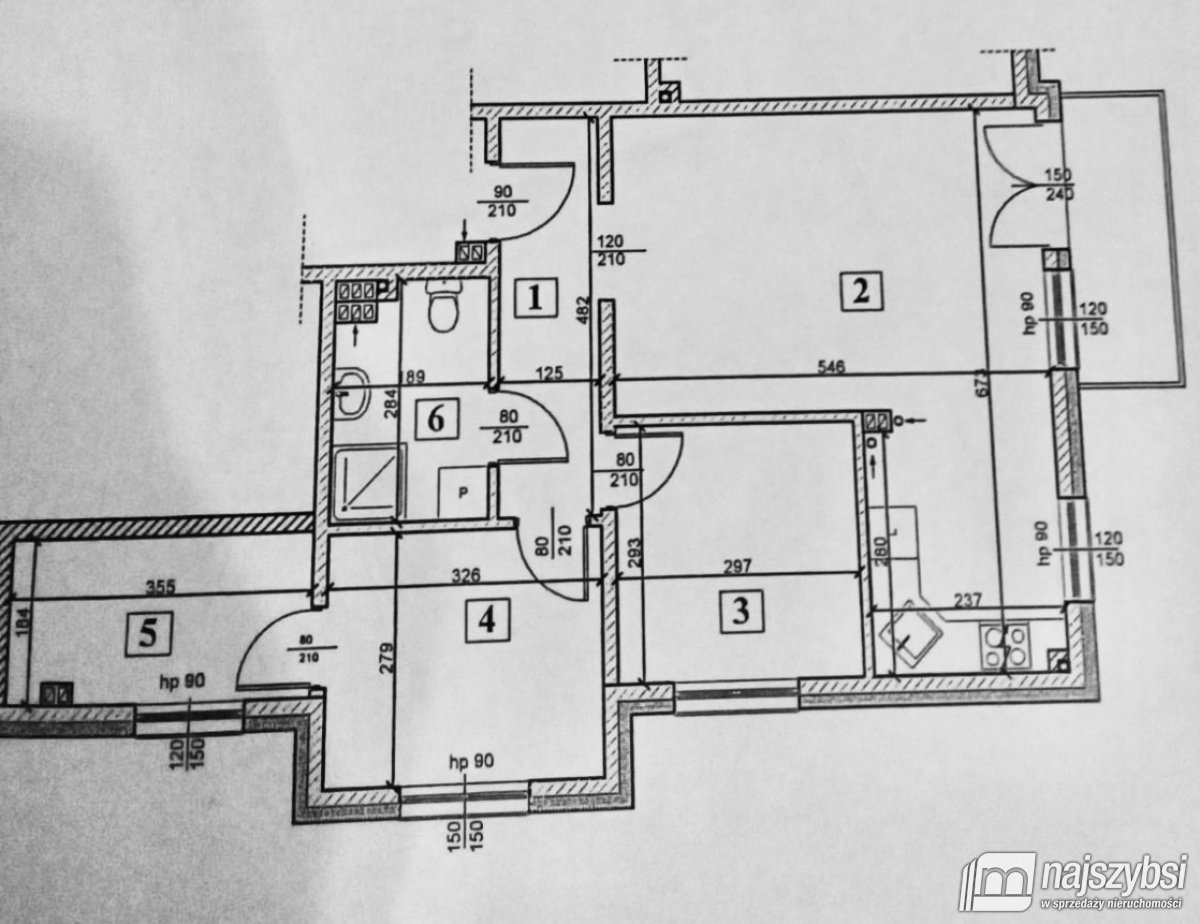 Mieszkanie, 3 pok., 63 m2, Stargard Centrum (18)