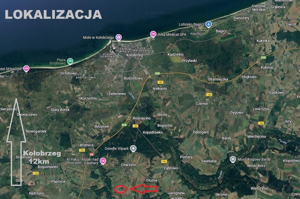 Działka budowlana w Charzynie, 12km od Kołobrzegu (14)