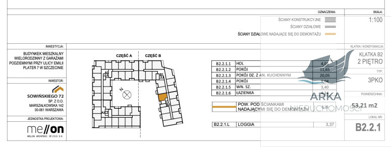 Mieszkanie 3-pokojowe 53.21m2 z loggią (3)