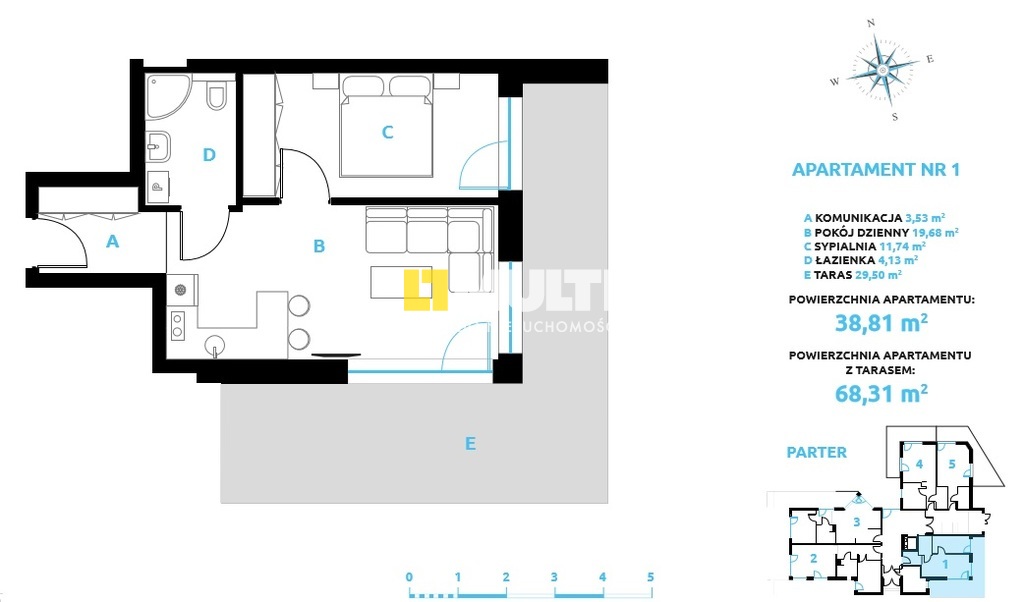 Apartament 2 pokoje z basenem,w AZURE w Kołobrzegu (3)