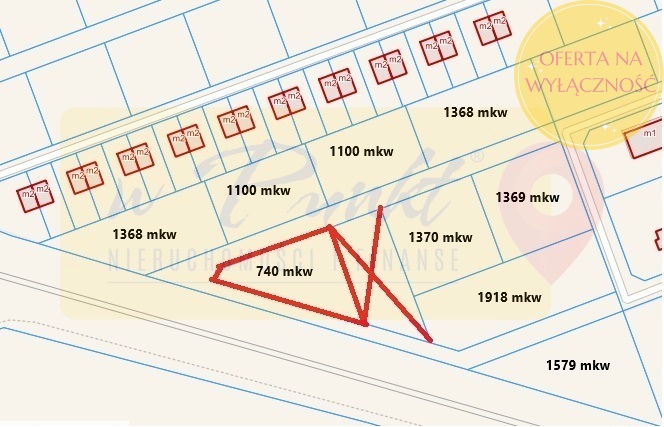 Działka jedyne 60zł/mkw w Grzędzicach! (1)