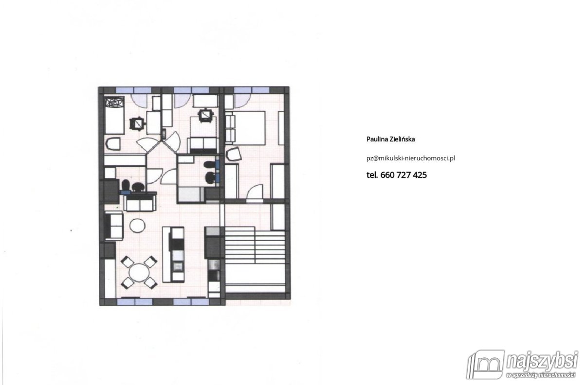 Kołobrzeg-Penthouse w centrum miasta 600m od morza (20)