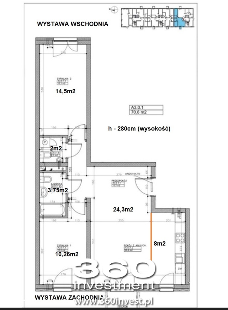 Osiedle Nautica, 71m2, 3pok, miejsce postojowe (9)