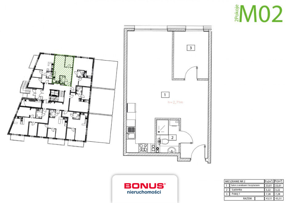 Mieszkanie, 2 pok., 44 m2, Świnoujście  (6)