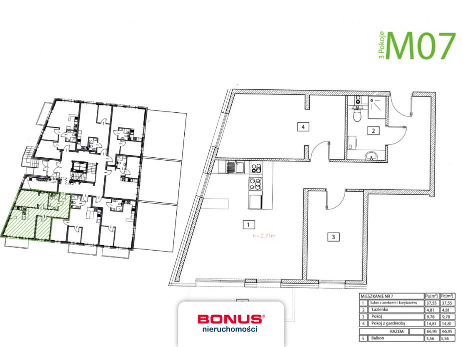 Mieszkanie, 3 pok., 67 m2, Świnoujście  (6)