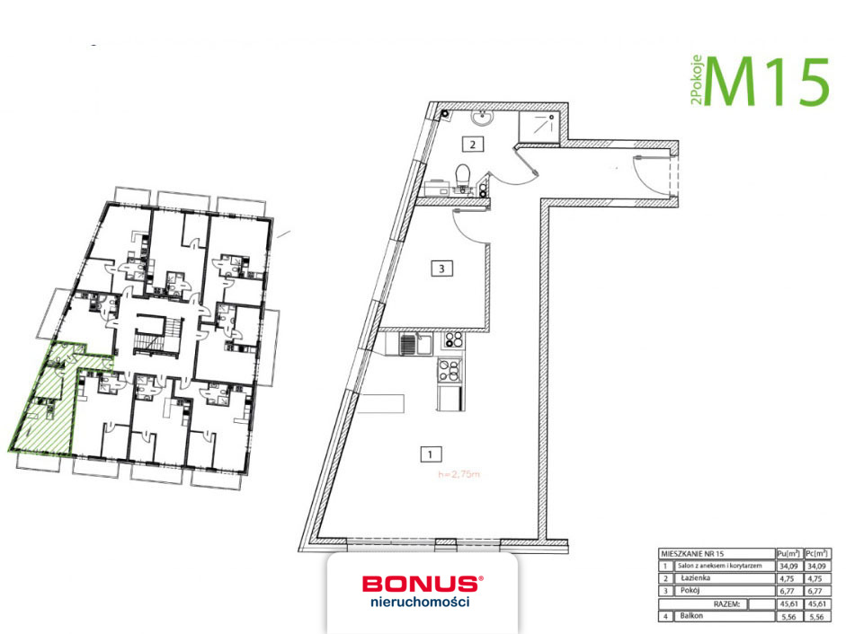 Mieszkanie, 2 pok., 46 m2, Świnoujście  (7)