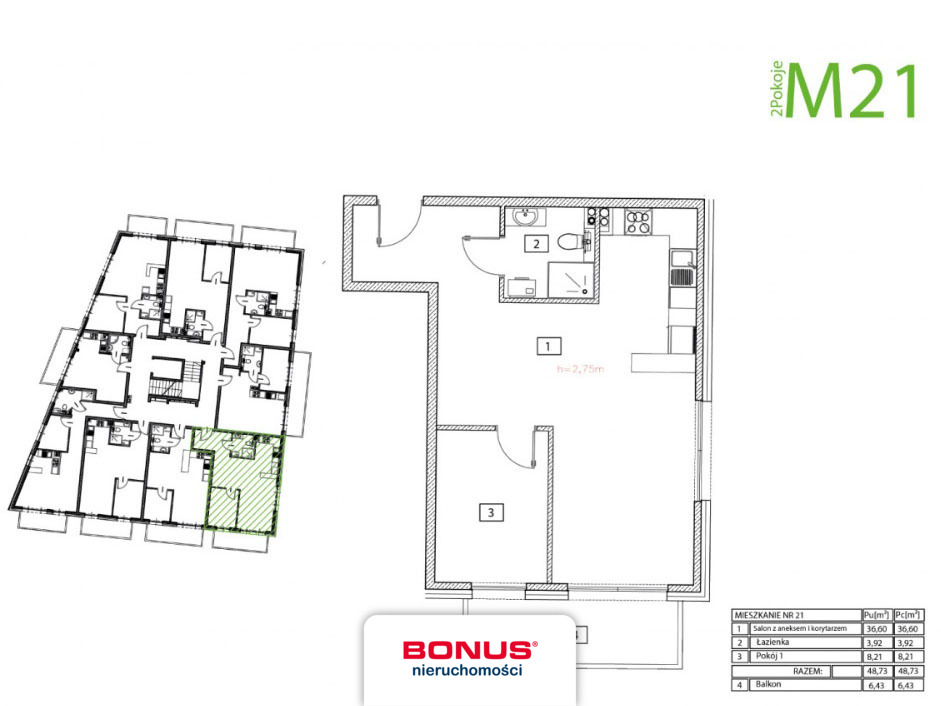 Mieszkanie, 2 pok., 49 m2, Świnoujście  (6)