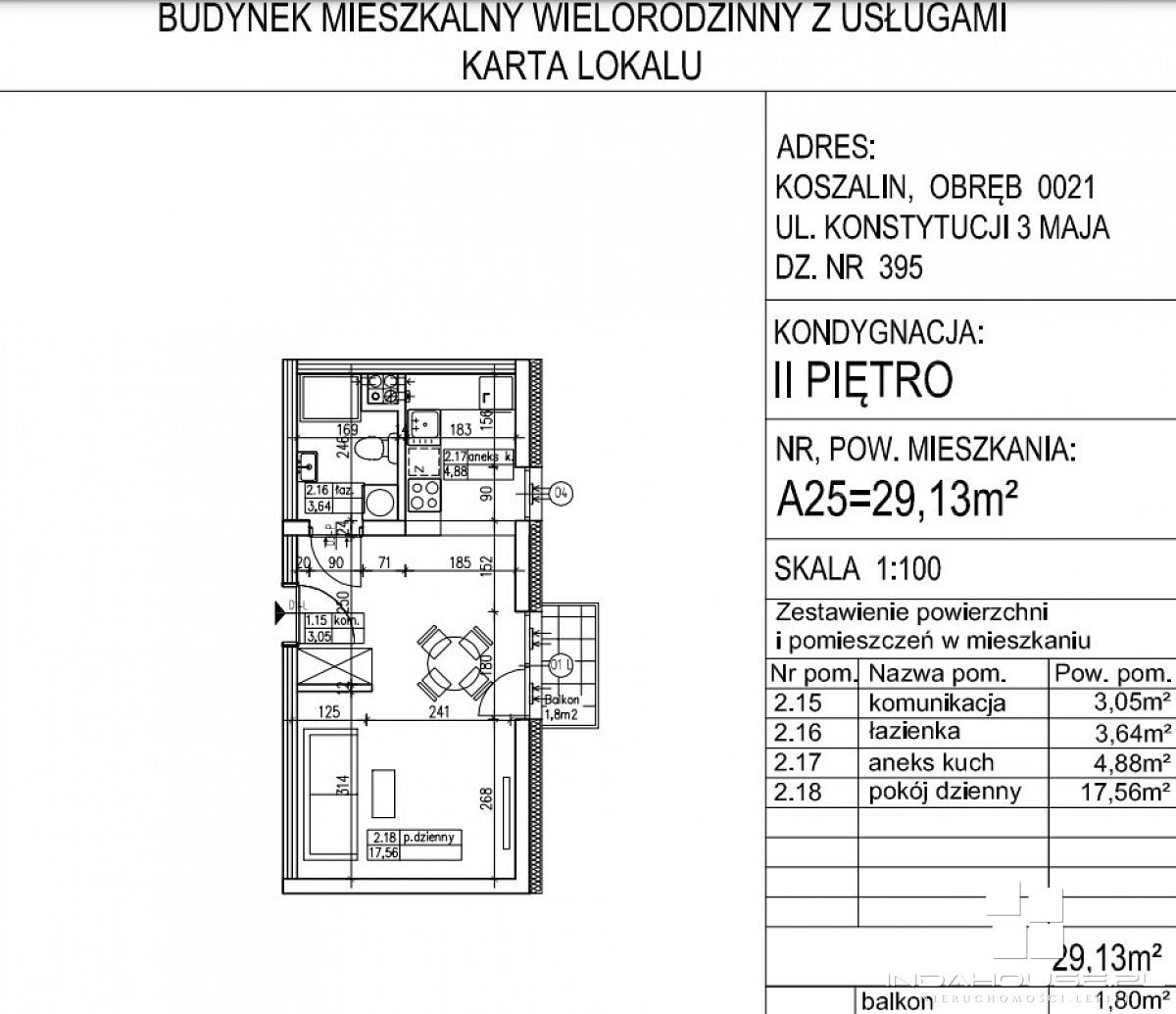 Nowa kawalerka z balkonem  w centrum miasta (3)