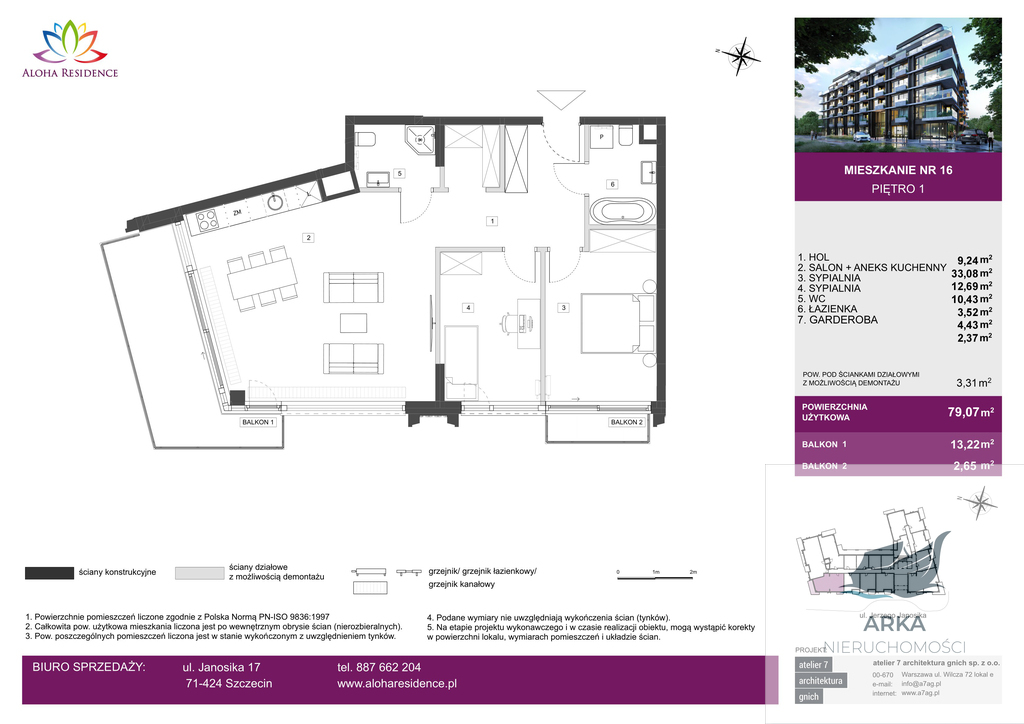 Apartament 3-pok. 79,07m2 w Śródmieściu Szczecina (6)