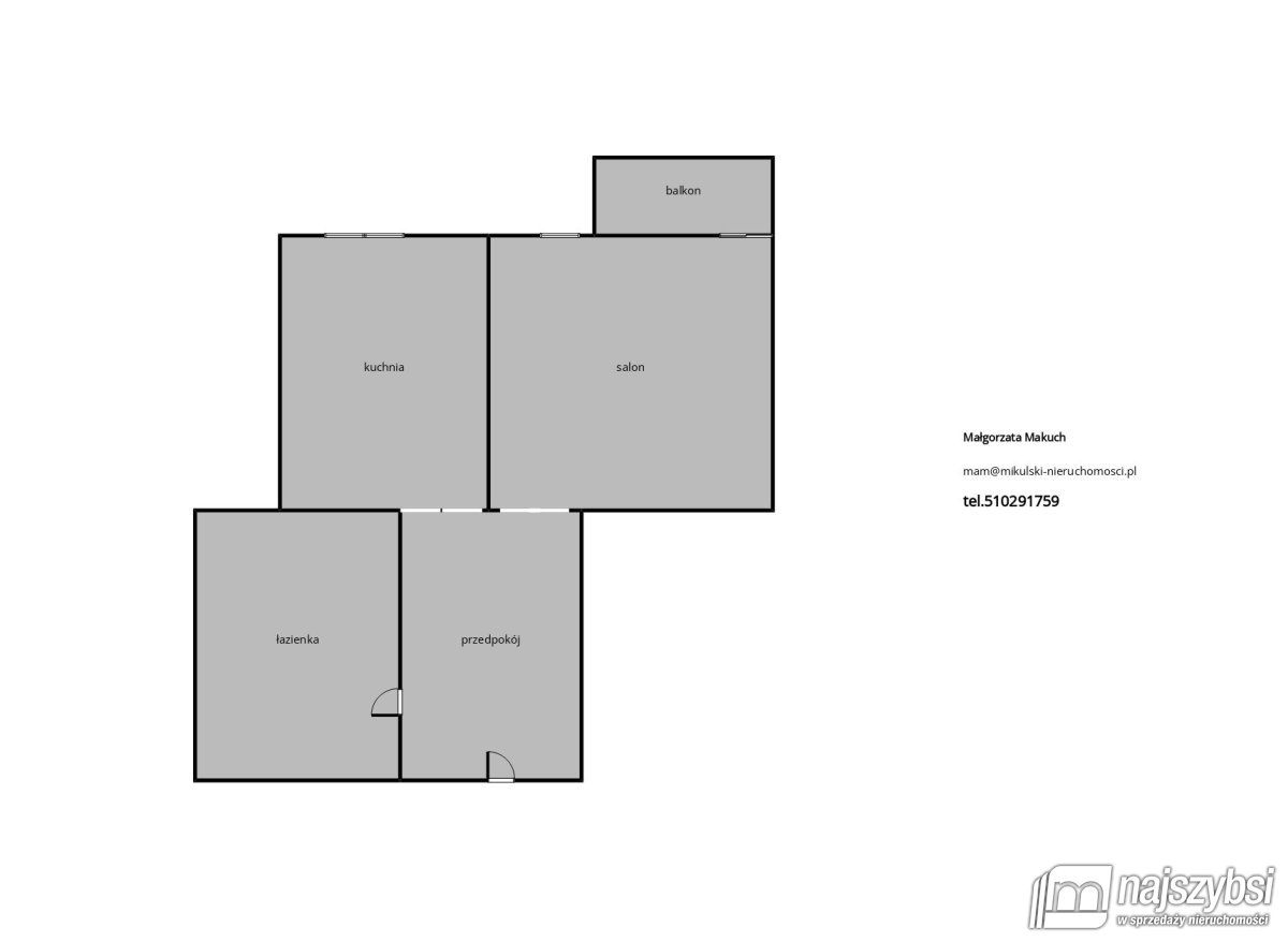 KOSZALIN - KAWALERKA 33,86M2 W PEŁNI UMEBLOWANA (11)