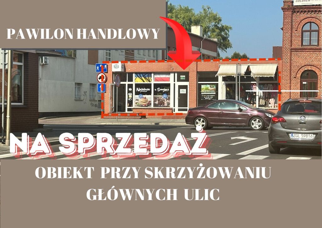 Goleniów centrum obiekt handel usługi na sprzedaż (2)