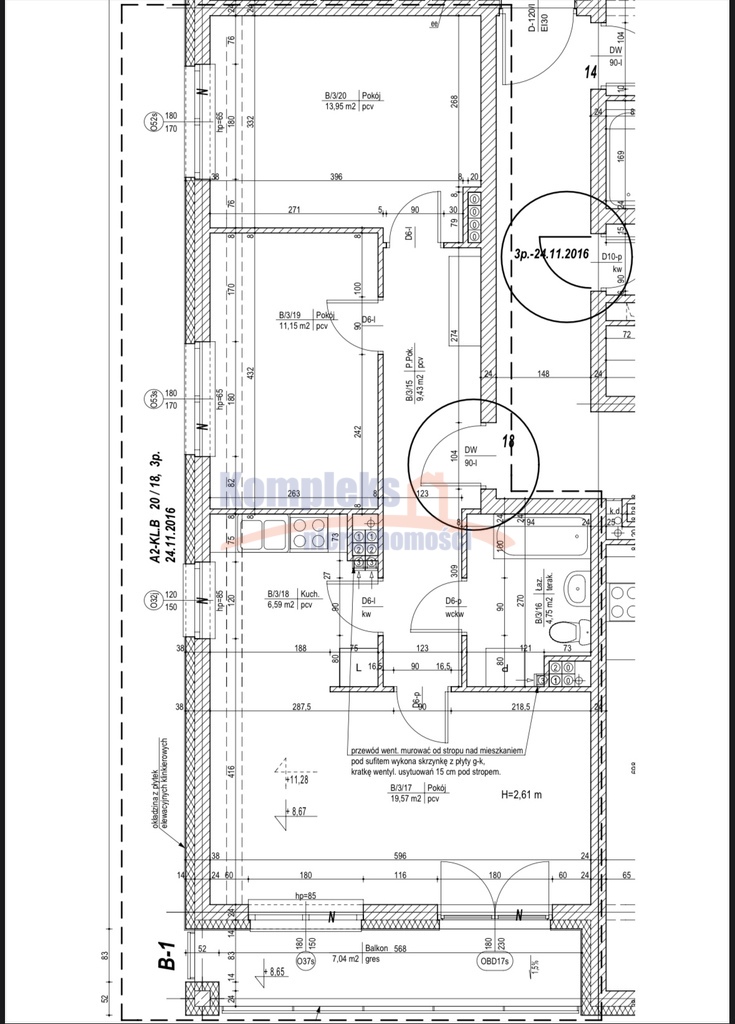 Mieszkanie, 3 pok., 65 m2, Szczecin Śródmieście-Centrum (21)