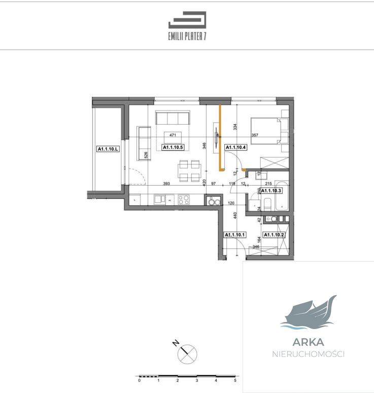 Mieszkanie 2-pokojowe 49.90m2 z loggią (4)