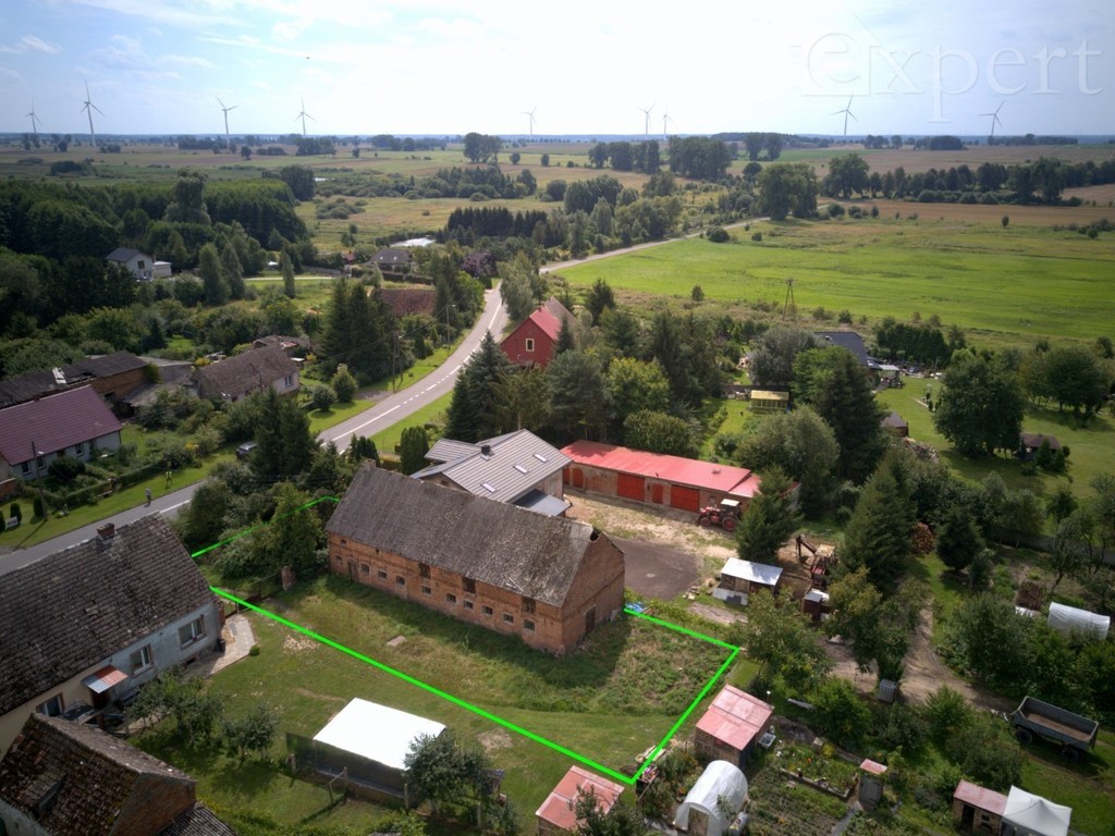 Działka rolna zabudowana w Brudzewicach (1)