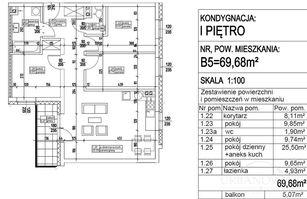 4 pokoje wykończone pod klucz, Hallera ! (9)