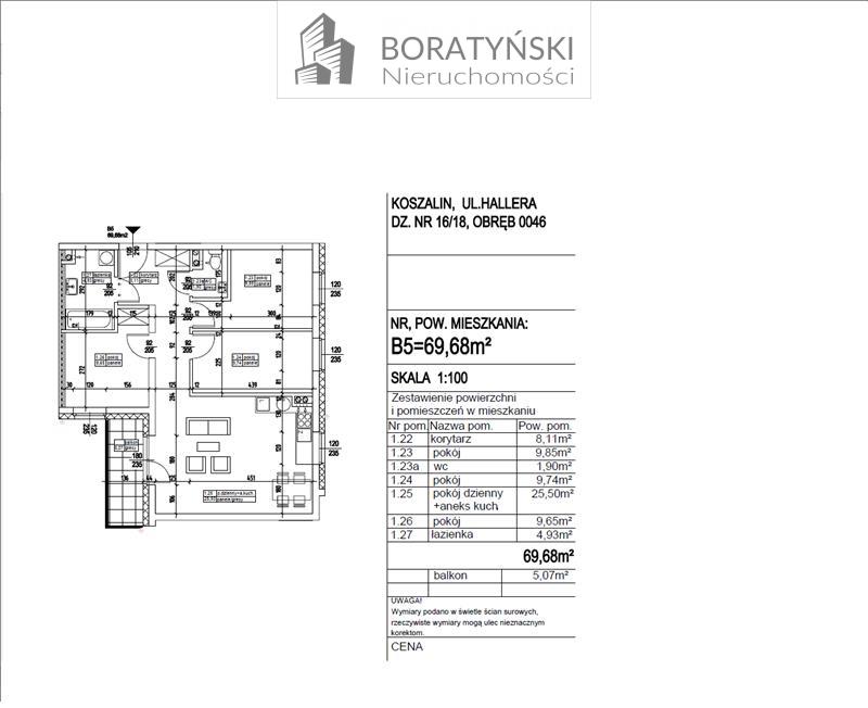 Hallera 4 pokoje, nowe budownictwo, balkon, winda (6)