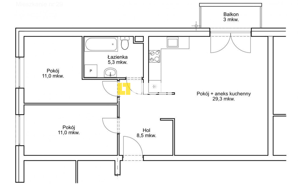 Apartament 3-pokojowy w nowej inwestycji (5)