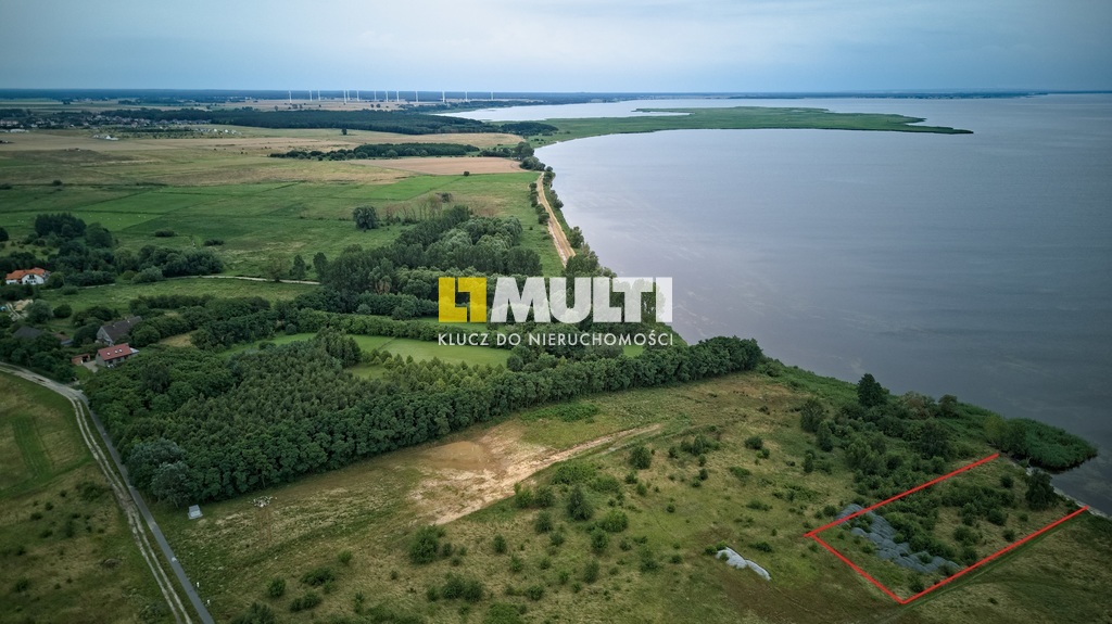 Okazja, działka 3000m2 z własną plażą, Płocin. (1)