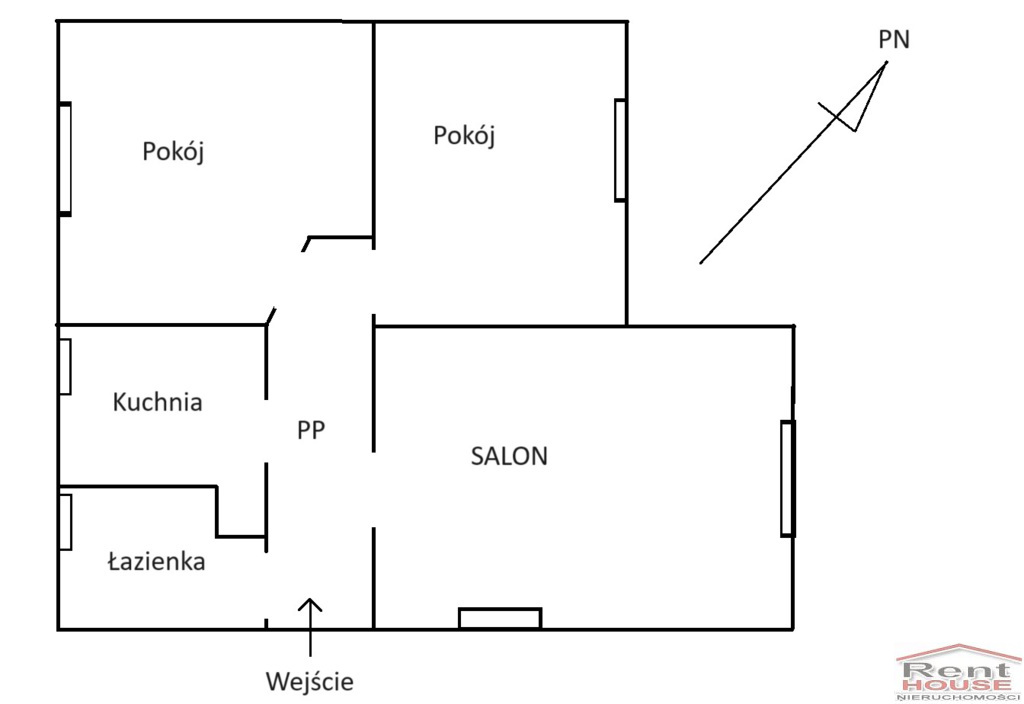 Rozkładowe 3 pokoje z pięknym widokiem i ogrodem (13)