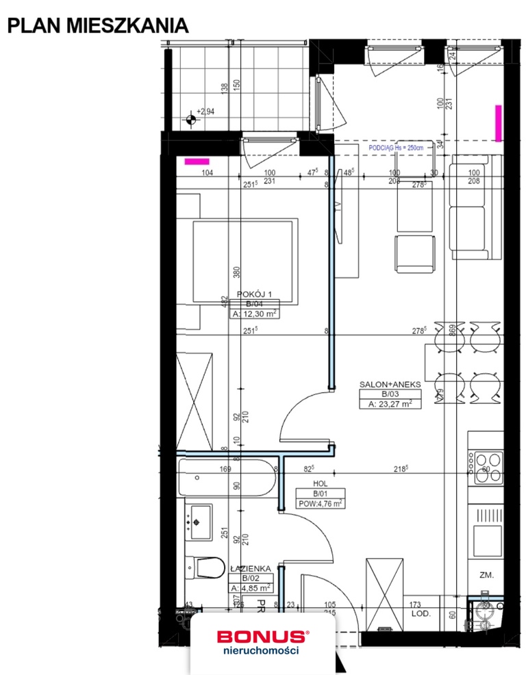 Nowe 2 oddzielne pokoje Duży balkon (2)