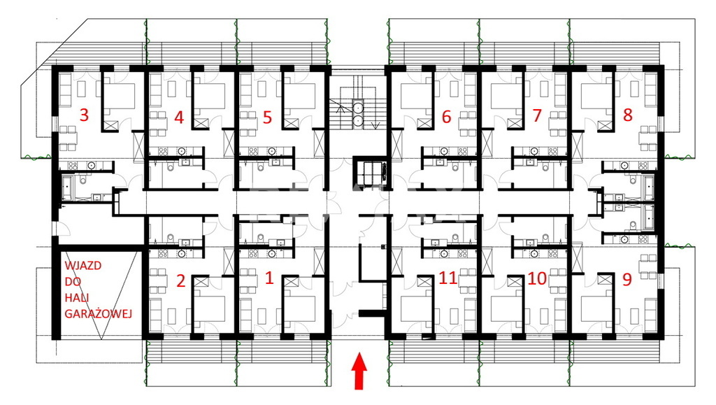 Mieszkanie z ogródkiem, 2 pokoje, A11 (3)