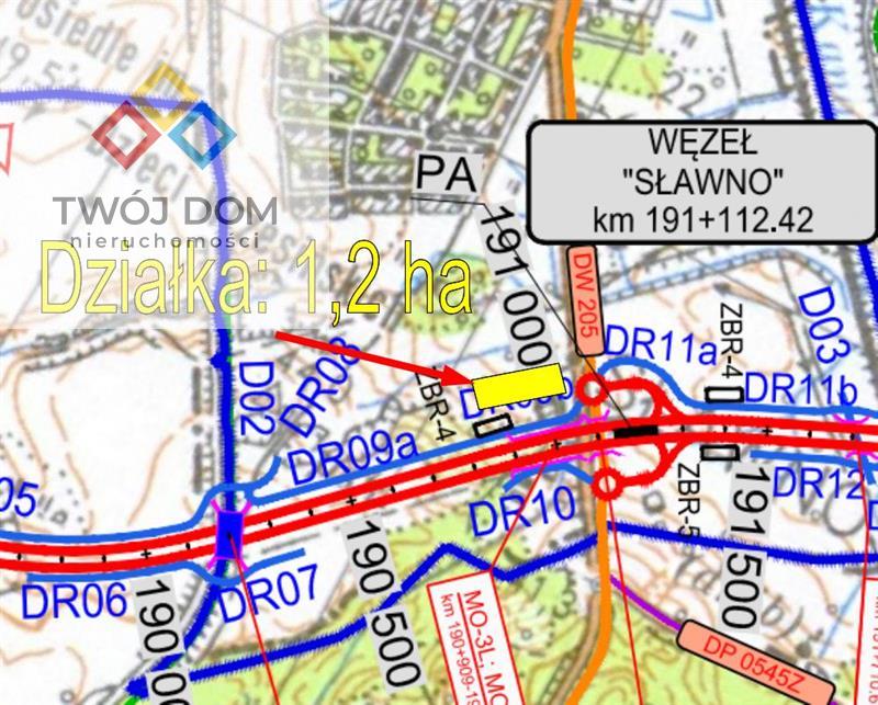 Działka inwestycyjna 1 ha - węzeł Sławno na S6 (1)