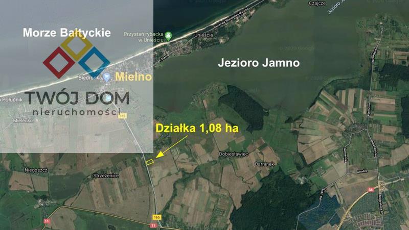 Działka pod domki, 1 ha: Mielno - Strzeżenice (2)