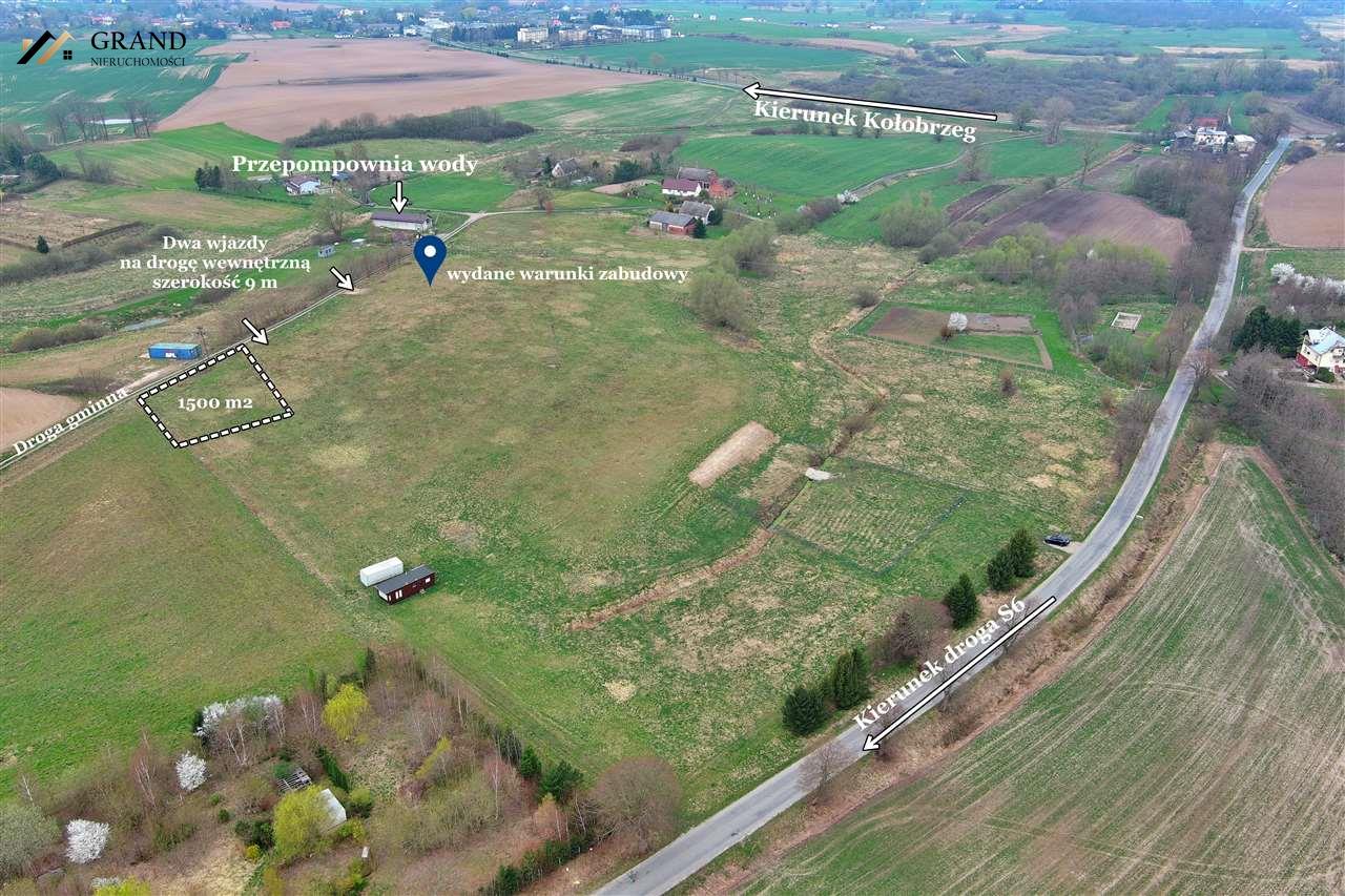 Działka budowlana z wydanymi warunkami gm. Będzino (9)