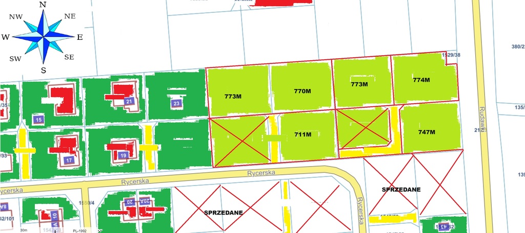 kompleks działek w Dobrej  od 230 zł/1m2 (1)