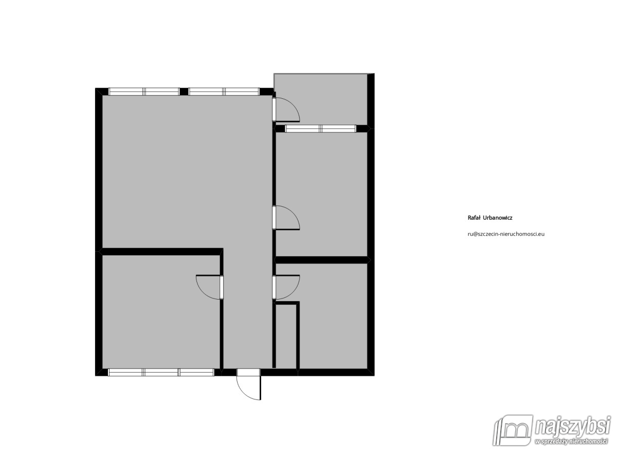 Szczecin - 2 pokoje 50m2 !!!Spółdzielczo własności (14)