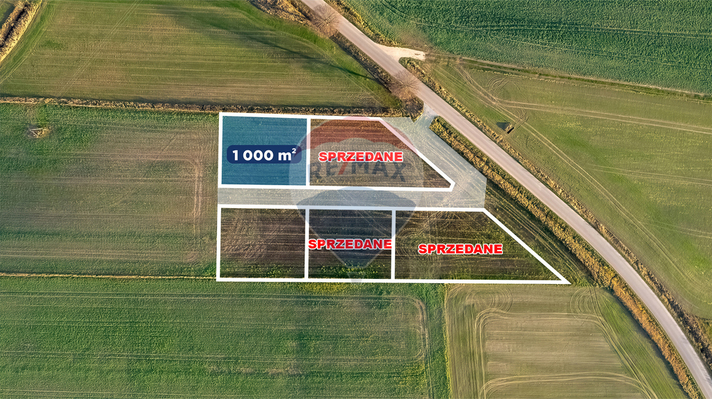 Działki pod zabudowę jednorodzinną w Dobrzycy! (1)