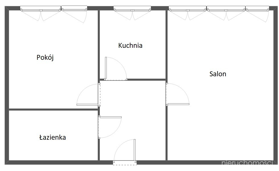 Słoneczne, rozkładowe 2 pokoje na 3 piętrze (9)