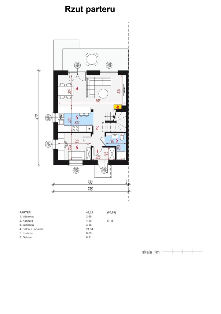 Dom 92,13 m2 bliźniak w Kliniskach Wielkich (15)