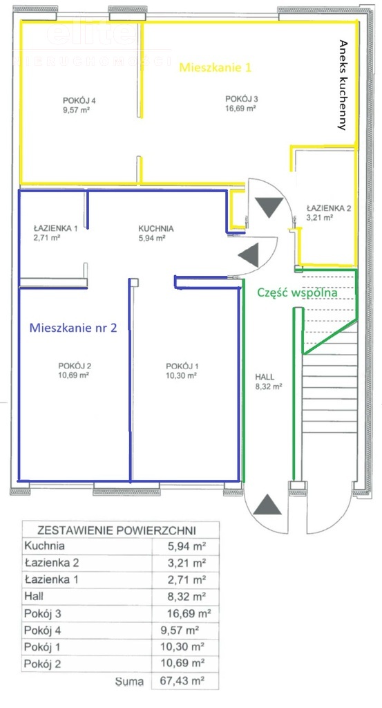 Nowe dwa mieszkania 2 pokojowe z ogródkami (8)