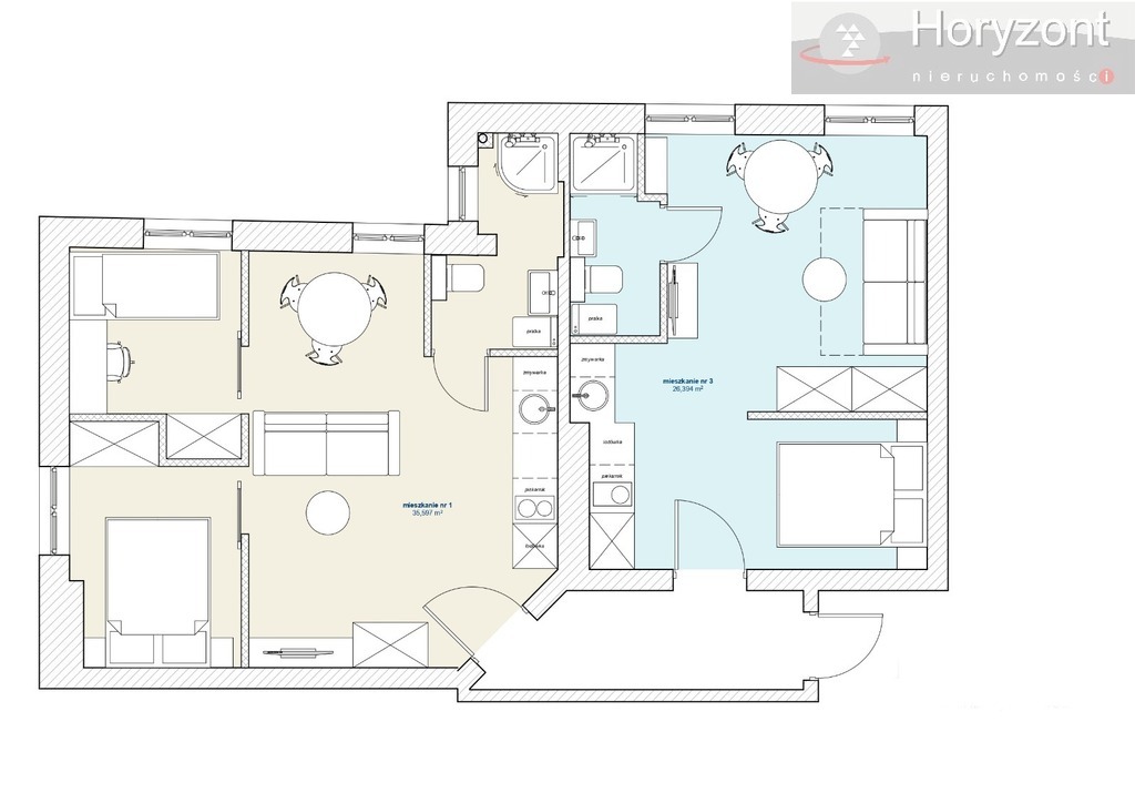 2pok. 68m2, projekt inwestycyjny - Centrum (3)