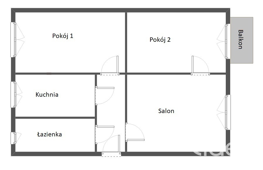 3 pokoje z  balkonem w ścisłym Centrum (7)