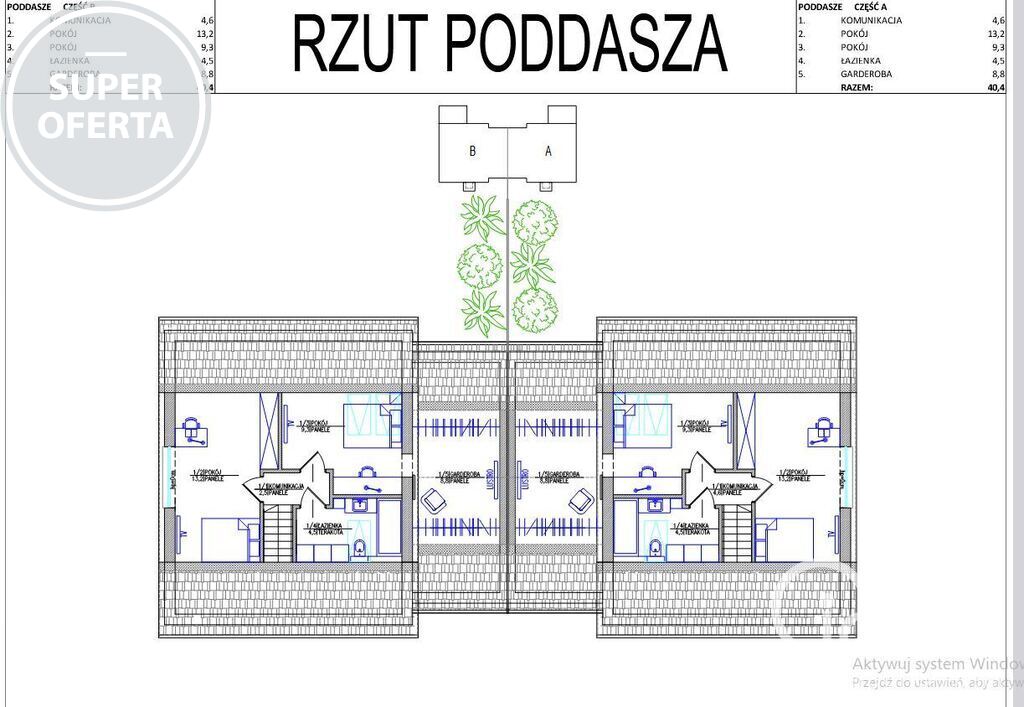 Bliźniak z garażem na duże działce Kobylanka (4)